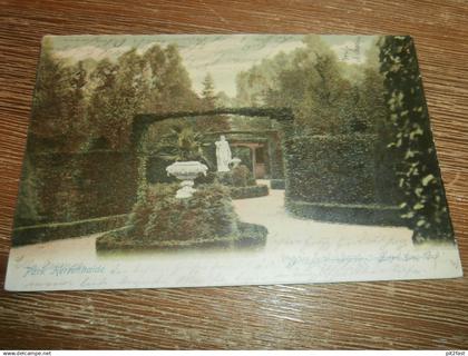 alte AK - Park Herrenhaide b Burgstädt , 1904 ,  Ansichtskarte !!