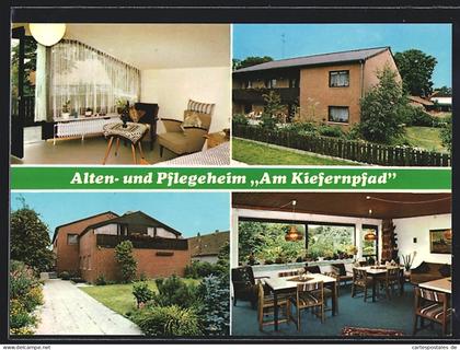 AK Burgwedel-Thönse, Alten- und Pflegeheim Am Kiefernpsad in vier Ansichten