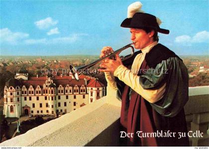CELLE  Niedersachsen Der Turmblaeser zu Celle