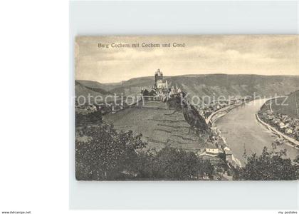 Cochem Mosel Burg Cochem mit Cond