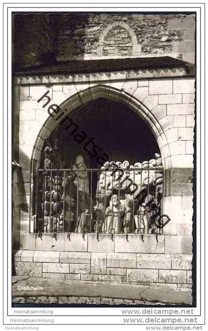 Crailsheim - Figurengruppe - Foto-AK