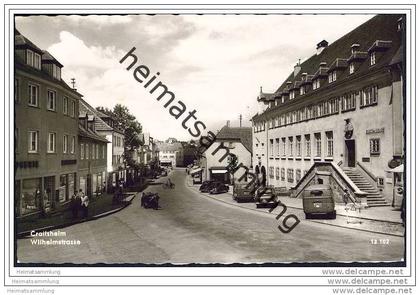 Crailsheim - Wilhelmstrasse - Foto-AK