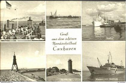 Cuxhaven Nordseebad Cuxhaven  ungelaufen ca. 1955