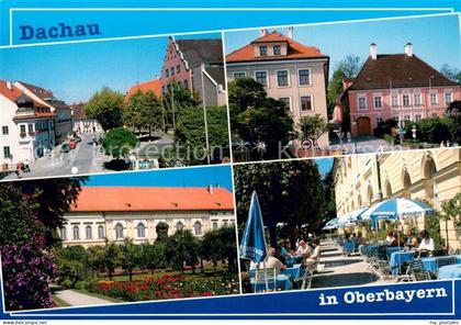 Dachau Motive Innenstadt StrassenCafe