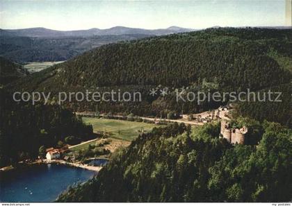 Dahn Fliegeraufnahme Burgruine Neu-Dahn