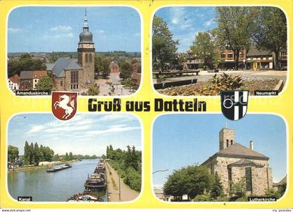 Datteln Amanduskirche Neumarkt Lutherkirche Kanal