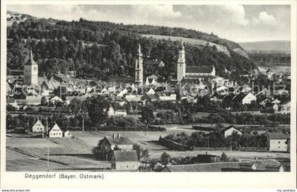 Deggendorf Donau Stadtansicht Kirchen