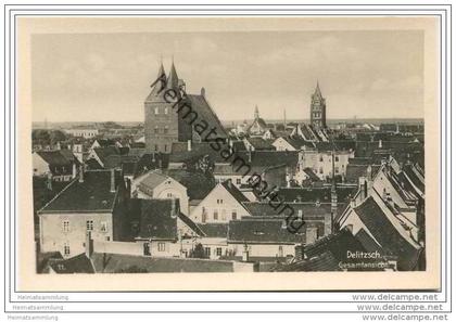 Delitzsch - Gesamtansicht - Foto-AK