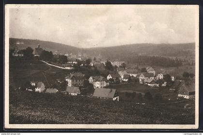 AK Deutschneudorf, Blick auf das Unterdorf
