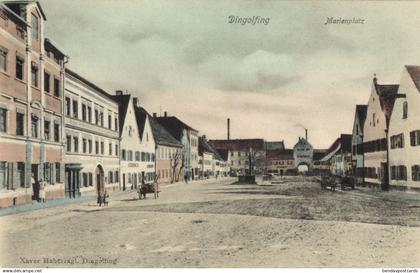Dingolfing, Marienplatz (1910s) AK 84130