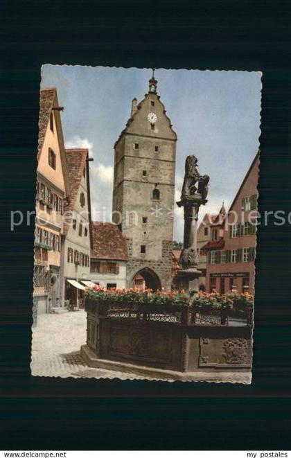 Dinkelsbuehl Loewenherzbrunnen