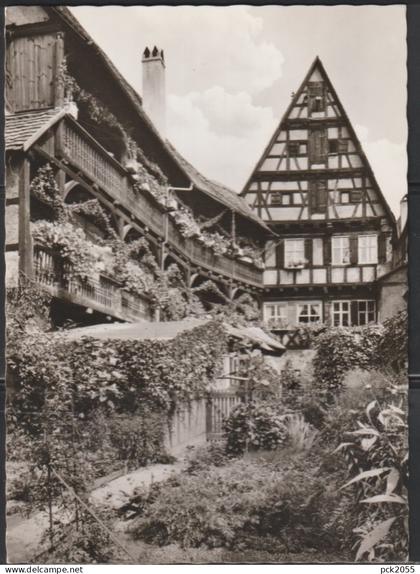 DINKELSBÜHL , die Tausendjährige Stadt - HEZELHOF - nicht gelaufen (AK 7566)