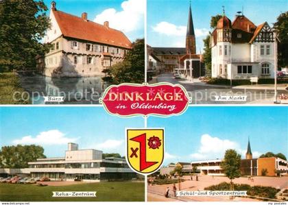 Dinklage Burg Markt Reha Zentrum Schul Sportzentrum