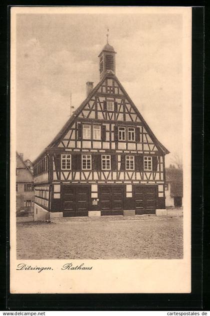 AK Ditzingen, Das Rathaus