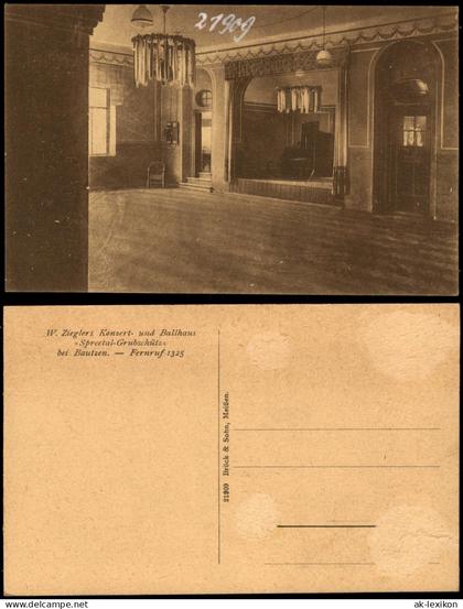 Grubschütz-Doberschau-Gaußig  Restaurant "Spreetal" - Saal Oberlausitz
 1922