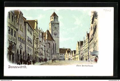 AK Donauwörth, Obere Reichsstrasse