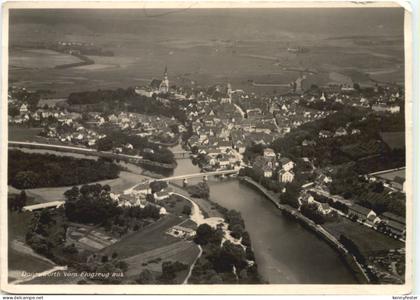 Donauwörth vom Flugzeug aus