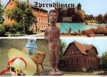 Sprendlingen  Dreieich Hessen Ehem Pestalozzischule Parkschwimmbad Hooschebaa Ki