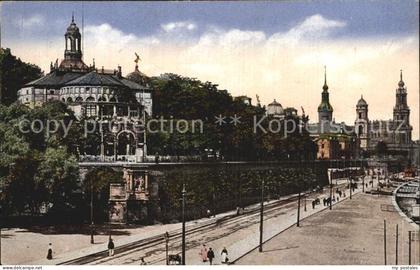 Dresden Bruehlsche Terrassen Terrassenufer