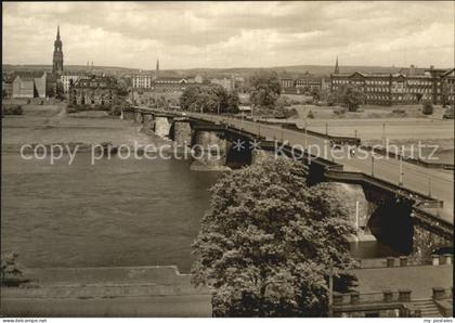 DRESDEN Elbe Dimitroff Bruecke Dresden Neustadt