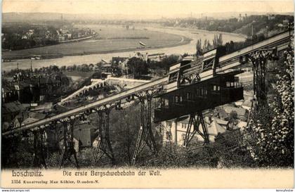 Dresden, Loschwitz, Die erste Bergschwebebahn der Welt
