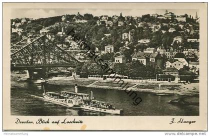 Dresden Loschwitz - Verlag Fritz Hunger Nachf. Dresden gel. 1955