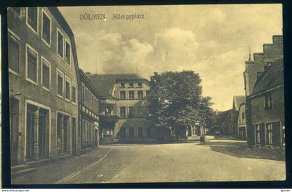 cpa Allemagne Dülmen , Duelmen -- Königsplatz    FEV26-12
