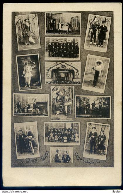 cpa d' Allemagne -- Lager Dülmen / Duelmen , scènes du Théâtre des prisonniers de guerre du camp de Dülmen    JU25-76