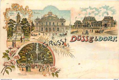 Allemagne - Düsseldorf - Gruss aus Düsseldorf - CPA - Oblitération de 1903 - Etat se décolle - Voir Scans Recto-Verso