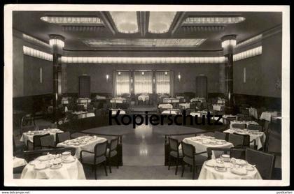 ALTE POSTKARTE DÜSSELDORF GASTSTÄTTE TABARIS 1929 KÖNIGSALLEE 66 Restaurant Tische Porzellan Architekt E. Huhn postcard