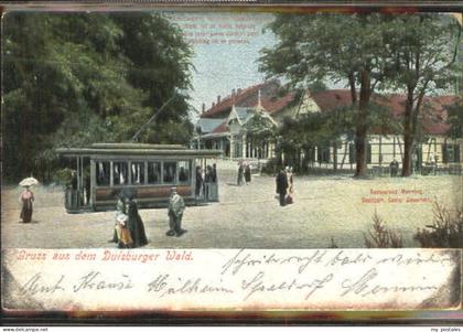 Duisburg Ruhr Duisburg Wald Restaurant Monning x 1908