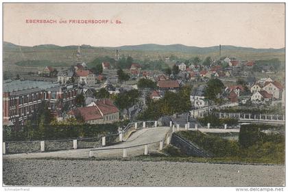 AK Ebersbach und Friedersdorf Fabrik Strasse bei Spreedorf Neugersdorf Spremberg Löbau Seifhennersdorf Georgswalde Eibau