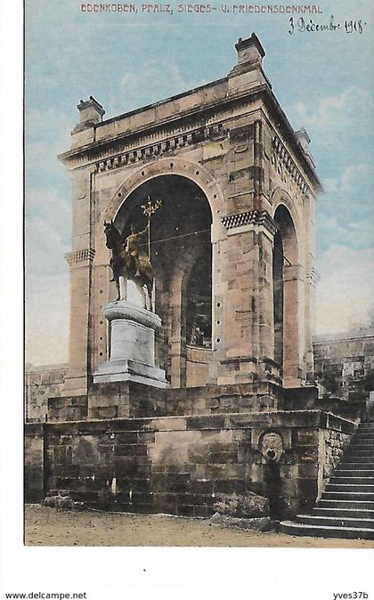 EDENKOBEN, Pfalz, SIEGES U. FRIEDENSDENKMAL