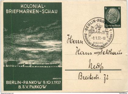 Berlin-Pankow - Kolonial Briefmarken Schau 1937