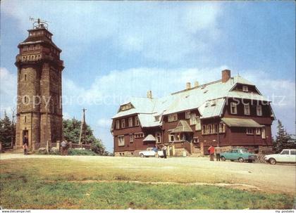 Auersberg Wildenthal Aussichtsturm und Berghotel Auersberg