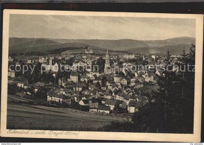 Eibenstock Panorama Kupfertiefdruck