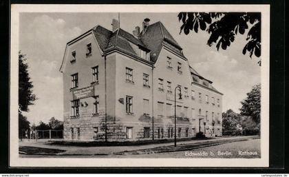 AK Eichwalde b. Berlin, Blick auf das Rathaus