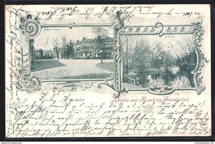 AK Hamburg-Eimsbüttel, Eichenstrasse, Im Gehölz