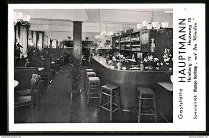 AK Hamburg-Eimsbüttel, Gasthaus Hauptmann im Heussweg 10