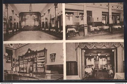 AK Lokstedt b. Hamburg, Klub- und Ballhaus Grenzhaus Hoheluft mit Innenansichten
