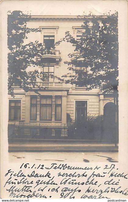 Deutschland - HAMBURG Eimsbüttel - Feldbrunnenstraße 27 - FOTO KARTE Jahr 1912