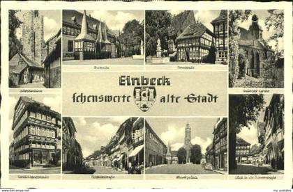 Einbeck Niedersachsen Einbeck Rathaus Turm Kirche x 1954