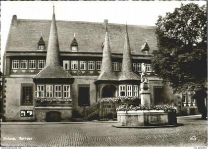 Einbeck Niedersachsen Einbeck Rathaus ungelaufen ca. 1965