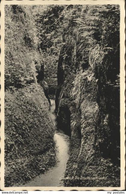Eisenach Thueringen Eisenach Drachenschlucht