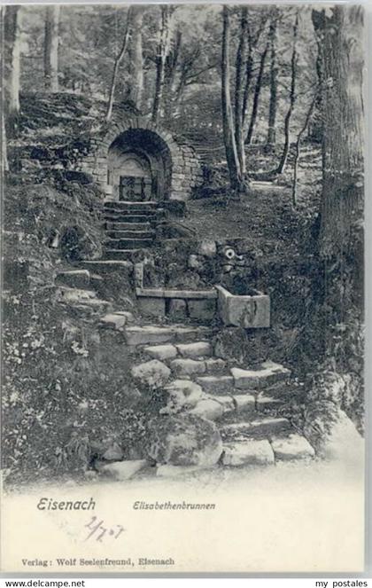 Eisenach Thueringen Eisenach Elisabethen-Brunnen