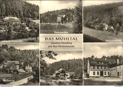 Eisenberg Thueringen Eisenberg Muehltal  Robertsmuehle Amtsschreibersmuehle Naup