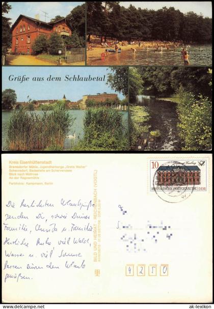 Fürstenberg Eisenhüttenstadt Bremsdorfer Mühle, Schernsdorf - Badestelle   1987