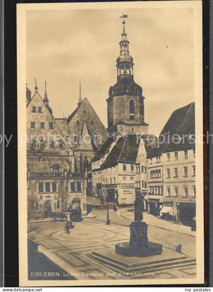 Eisleben Lutherdenkmal Andreaskirche