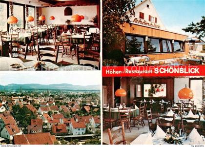 Eislingen Fils Hoehen Restaurant Schoenblick Gastraeume Panorama