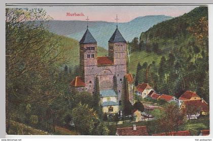 (40683) AK Murbach, Blick zur Klosterkirche, 1917